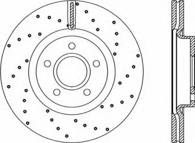 OPEN PARTS bdrs215325 -  Тормозной диск